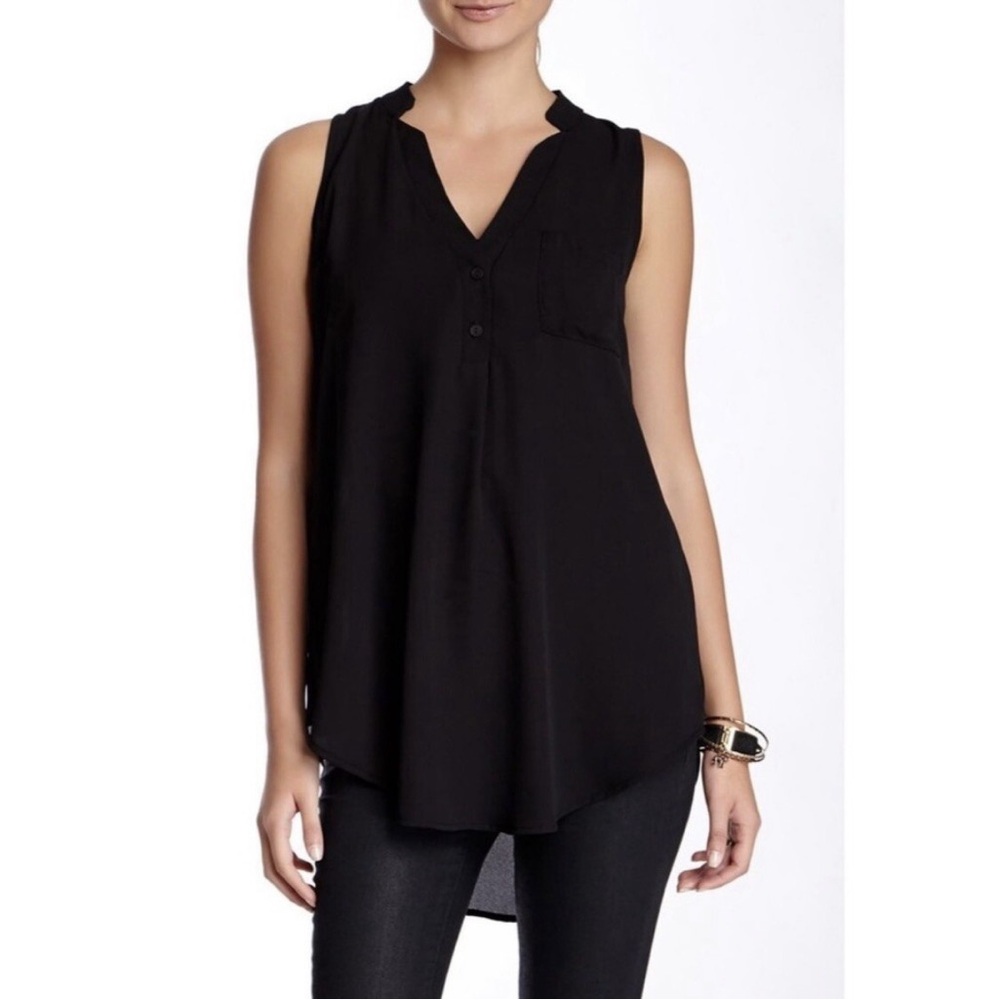 Lush Black Sleeveless Top